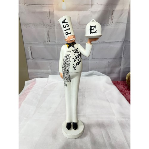 Italian chef figurine pisa - italian,